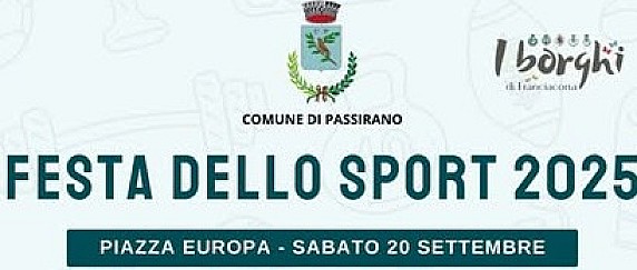 Festa dello Sport 2025