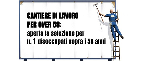 Cantieri di lavoro Over 58