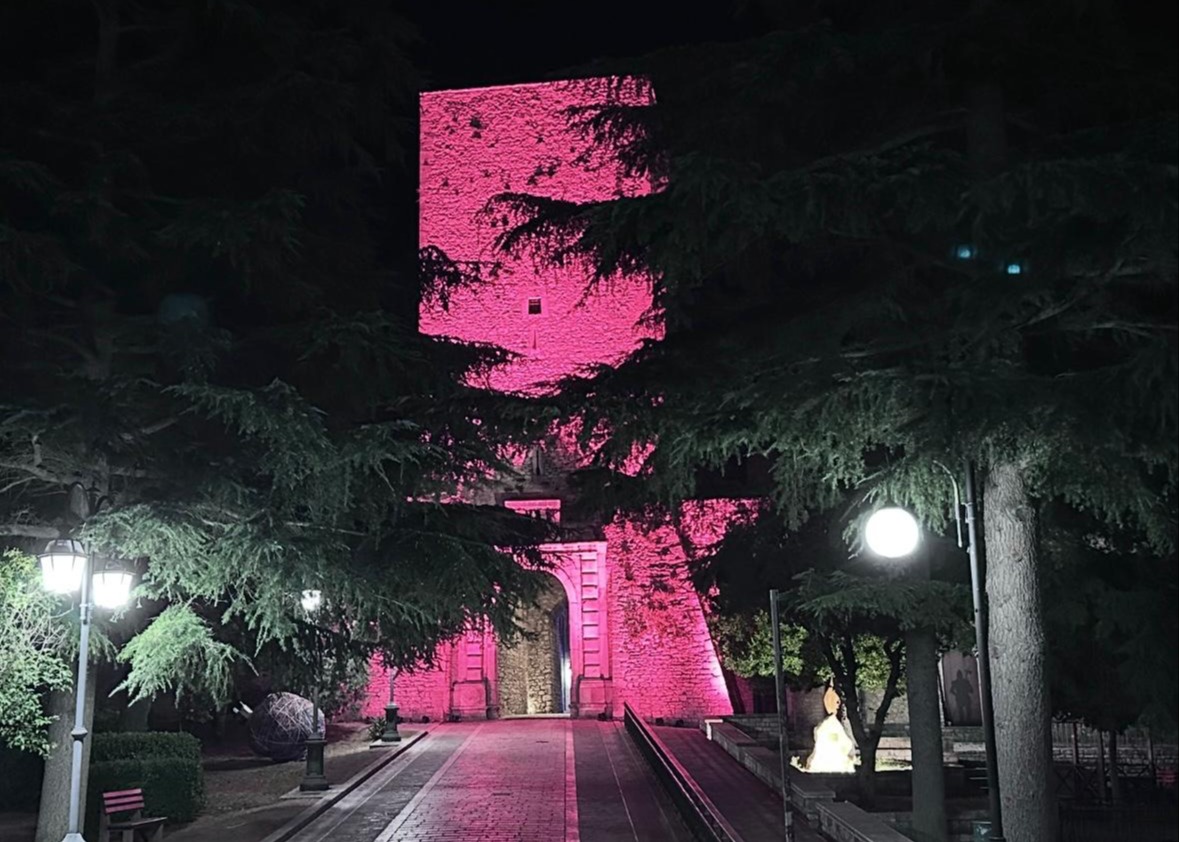 LA TORRE SI VESTE DI ROSA