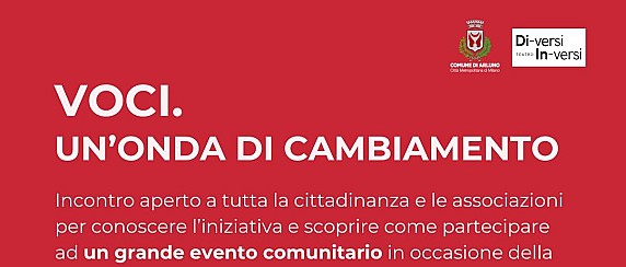Verso il 25 novembre, la serata "Voci. Un'onda di cambiamento"