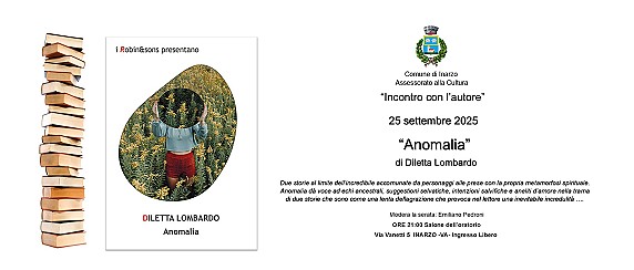 "Incontro con l'autore" presso la sede di Via Vanetti 5