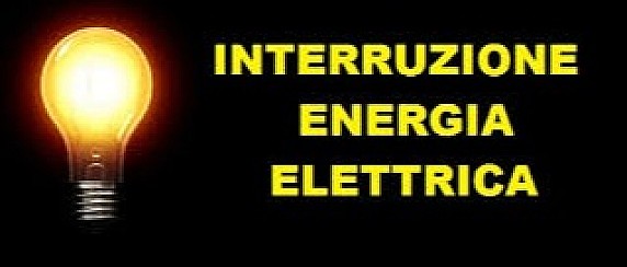 Avviso di interruzione di energia elettrica