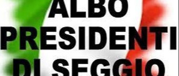 Aggiornamento Albo Presidenti di seggio elettorale