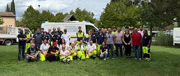 A Montone due giorni di esercitazioni sull’emergenza idrogeologica