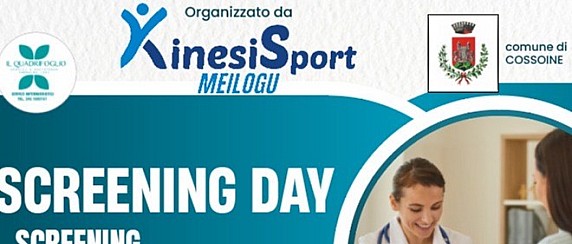 Kinesisport organizza giornata di screening il 27/09/2025