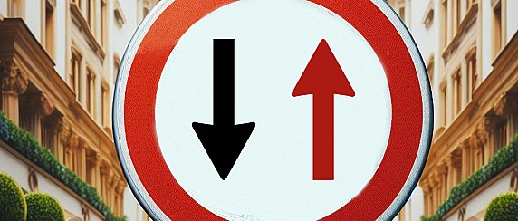 Senso unico alternato in Via I Maggio