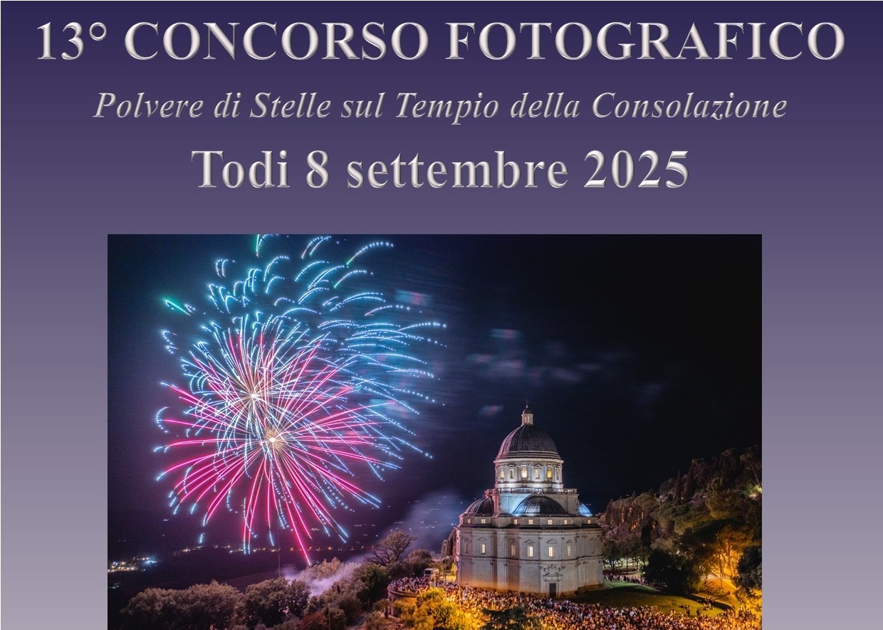 Conto alla rovescia per partecipare al concorso fotografico “Todi: Polvere di stelle sul Tempio della Consolazione” edizione 2025.
