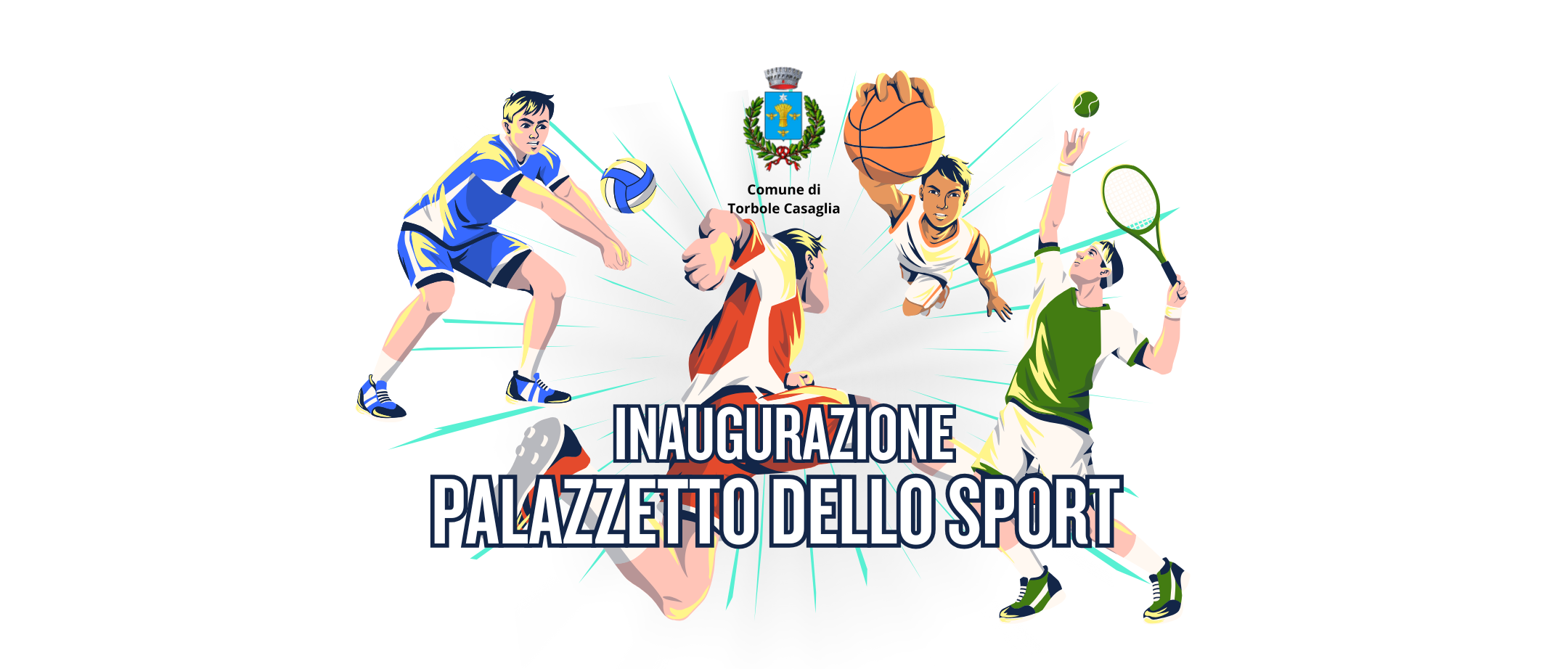 Inaugurazione del palazzetto dello sport