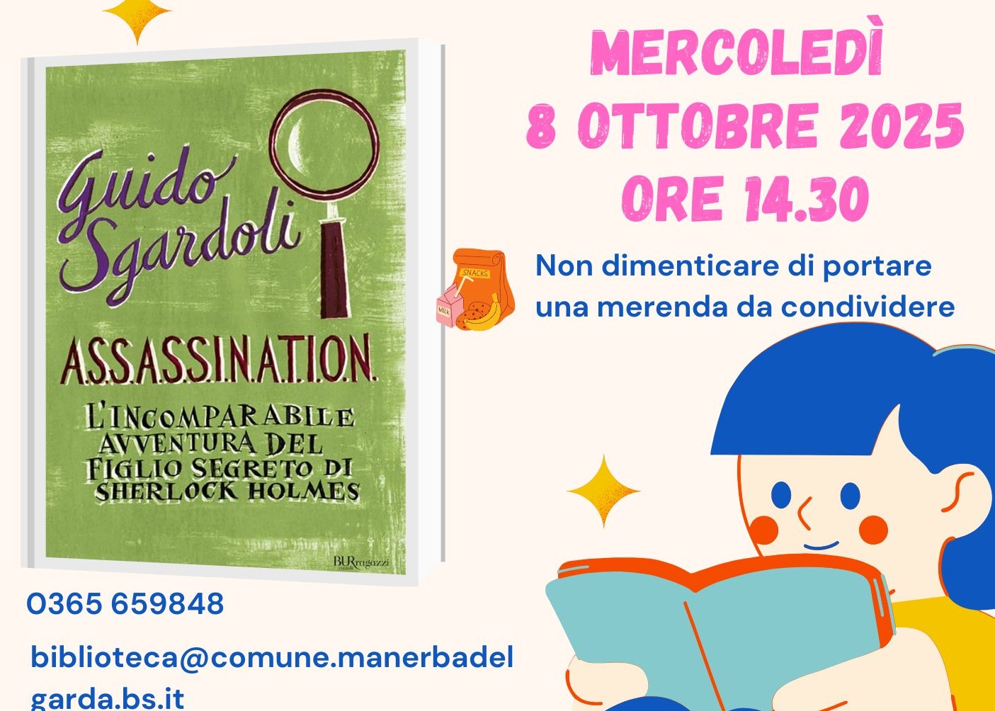 𝐆𝐈𝐑𝐀𝐏𝐀𝐆𝐈𝐍𝐀 gruppo di lettura ragazze/i 11-14 anni - ottobre 2025