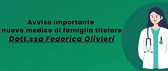 Nuovo medico di famiglia titolare