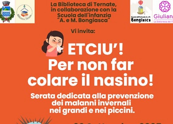 Serata dedicata alla prevenzione dei malanni invernali