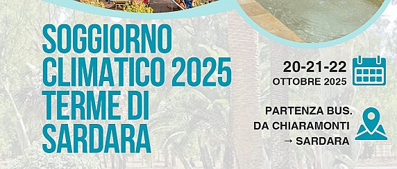 Avviso ai cittadini ammessi al soggiorno climatico presso le Terme di Sardara - 2025