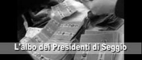 Presidenti di seggio elettorale - Aggiornamento dell’Albo unico comunale - Presentazione domande.