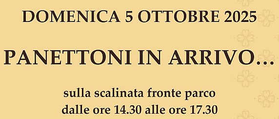 Panettoni in arrivo...