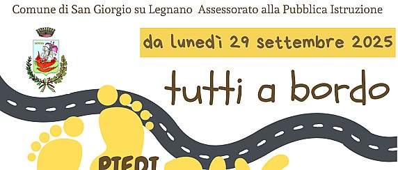 Lunedì 29 settembre riparte il Piedibus!