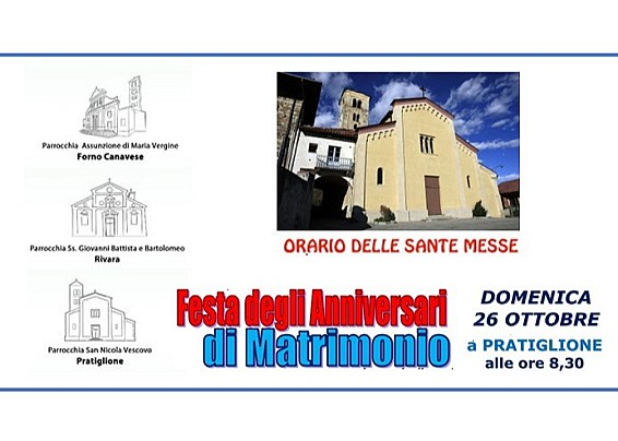 Pratiglione – Anniversari matrimonio