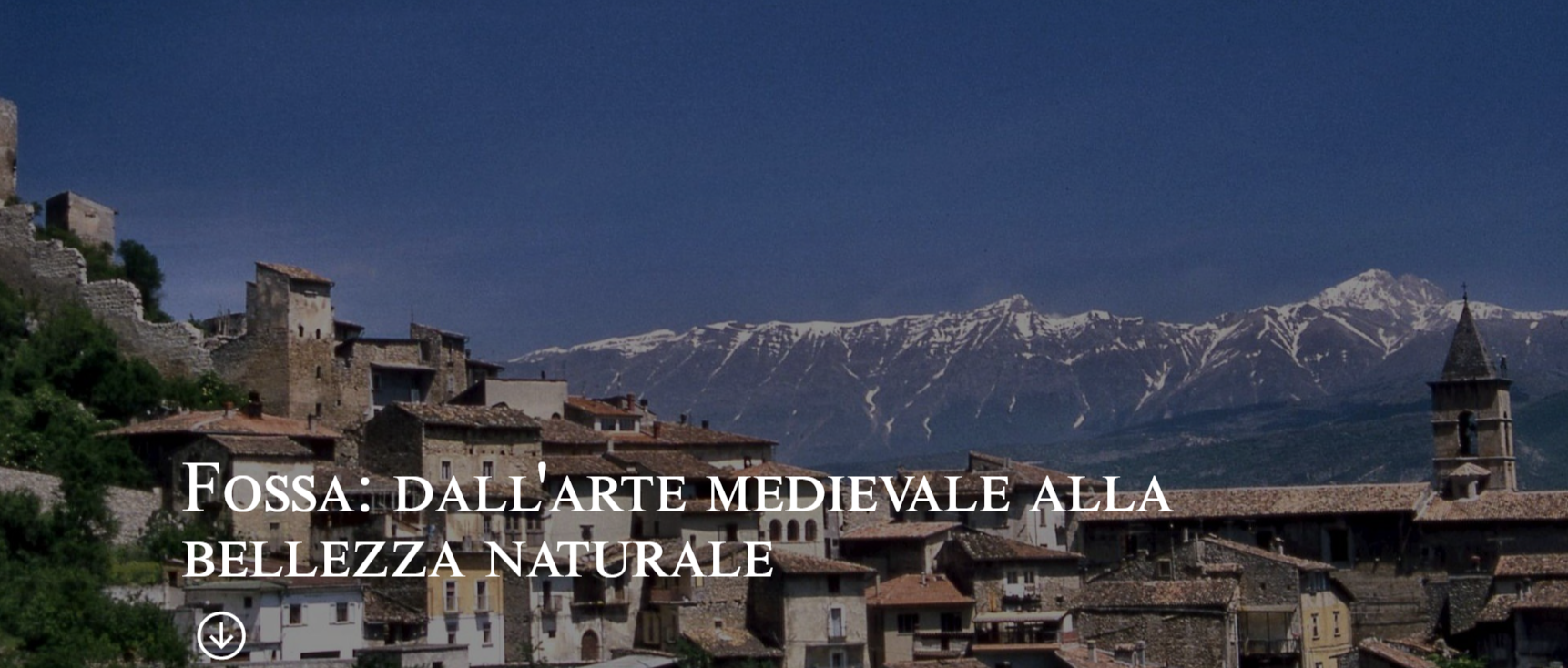 Il Comune di Fossa presenta il nuovo portale turistico