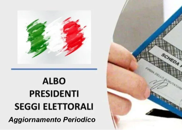 AGGIORNAMENTO ANNUALE ALBO PRESIDENTI DI SEGGIO ELETTORALE