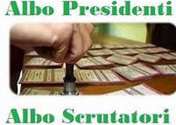 AGGIORNAMENTO DELL'ALBO DEI PRESIDENTI DI SEGGIO ELETTORALE E DEGLI SCRUTATORI.