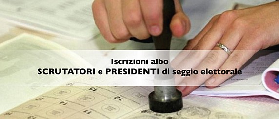 AGGIORNAMENTO ALBO DEI PRESIDENTI DI SEGGIO ELETTORALE