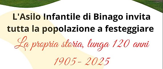 120° anniversario dell’Asilo Infantile di Binago