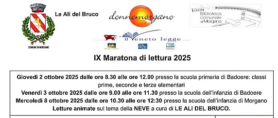 IX^ MARATONA DI LETTURA 2025