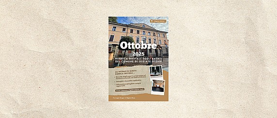 Rubrica Digitale Eventi - Ottobre 2025