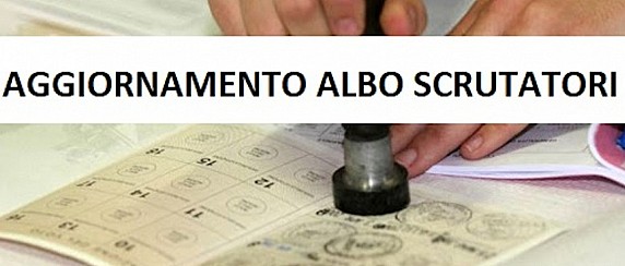 AGGIORNAMENTO ALBO SCRUTATORI DI SEGGIO ELETTORALE