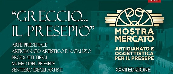 XXVII Mostra mercato dell'artigianato e dell'oggettistica per il presepio - Assegnazione degli spazi espositivi/casette.