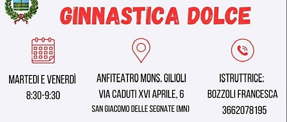 "Ginnastica dolce"
