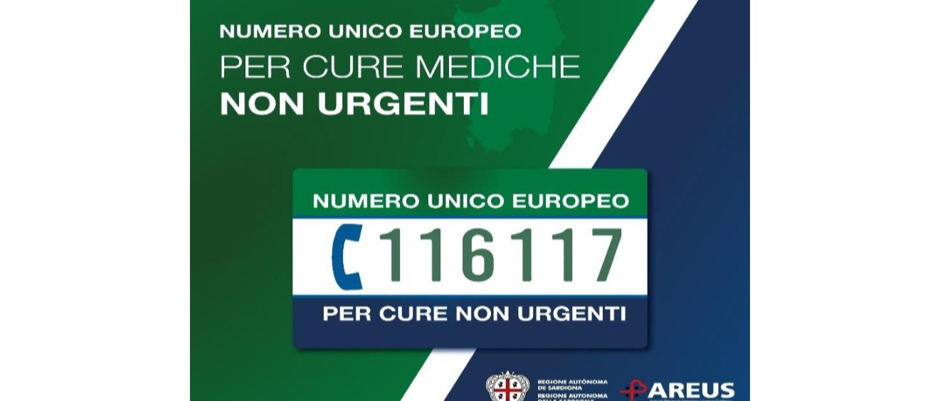 Attivazione del Numero Unico Europeo 116117 per le cure mediche non urgenti