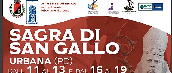 Sagra di San Gallo 2025 -Celebrazioni ed eventi dal 11 al 13 e dal 16 al 19 ottobre