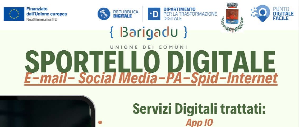 Sportello digitale - servizio di facilitazione digitale