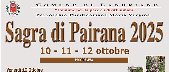 Sagra di Pairana 2025