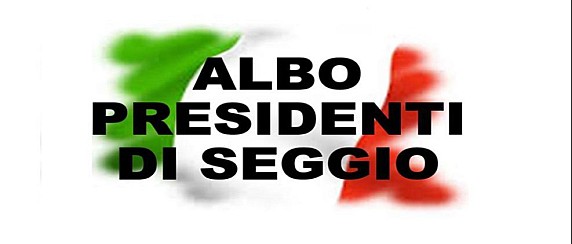 Aggiornamento albo delle persone idonee all'ufficio di Presidente di seggio