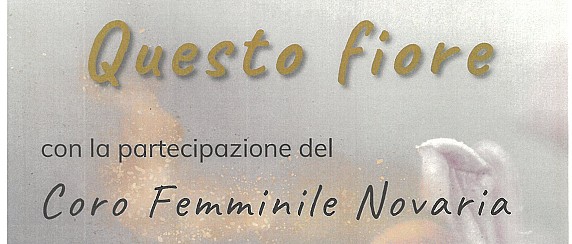 Concerto "Questo fiore" - venerdì 10 ottobre Sala 2 Teatro Civico