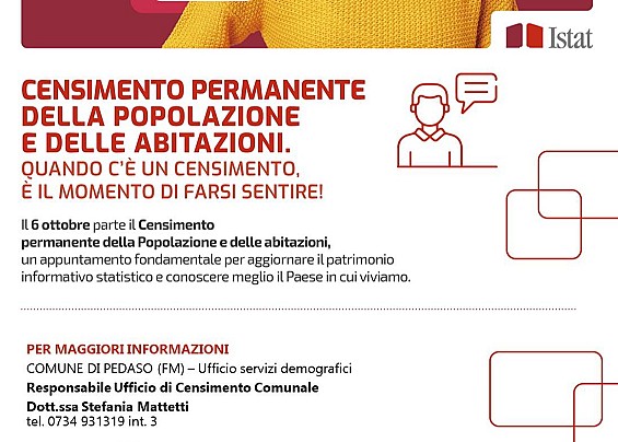 Censimento permanente della Popolazione e delle abitazioni anno 2025