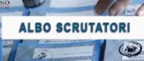aggiornamento dell'albo unico comunale  scrutatori dei seggi elettorali