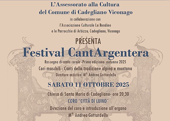 FESTIVAL CantArgentera -rassegna di canto corale- SECONDA SERATA