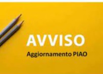 Avviso aggiornamento Piano Anticorruzione/PIAO 2026/2028