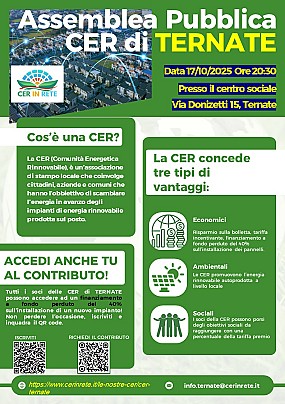 Locandina serata informativa CER Ternate