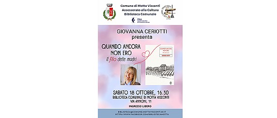 Giovanna Ceriotti a Motta Visconti: Un Viaggio tra Memoria e Storia