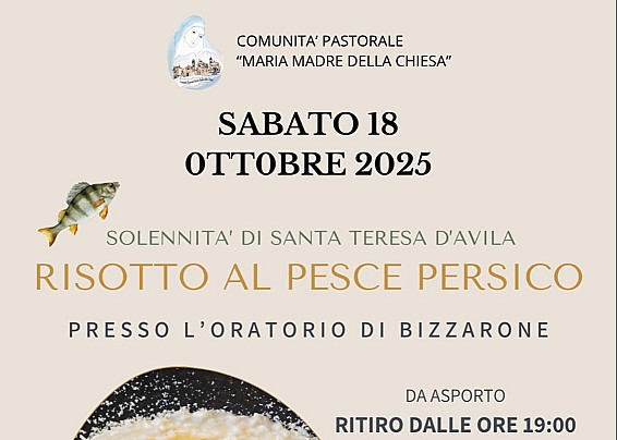 Risotto al pesce persico