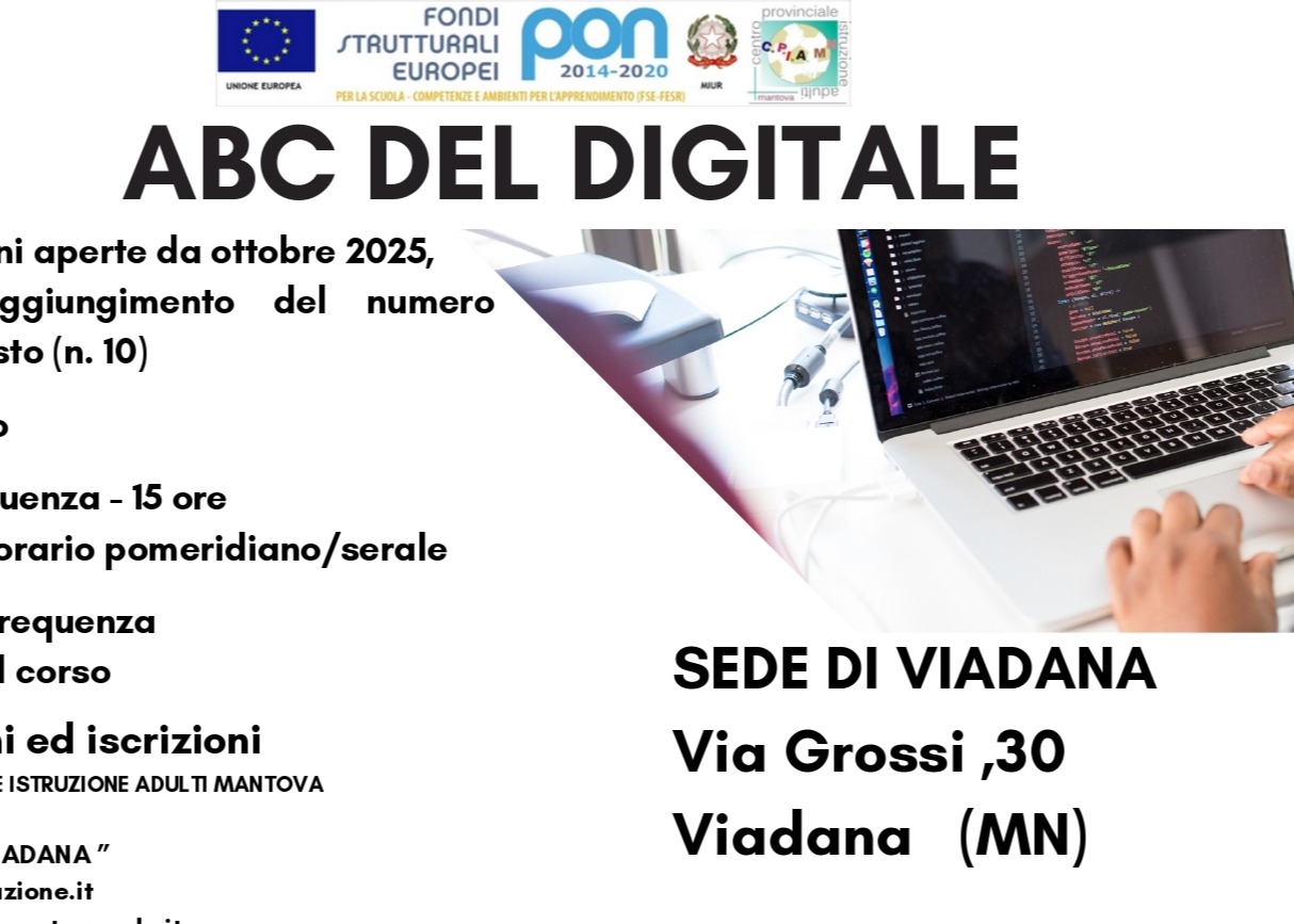 Corso di informatica “ABC del digitale”