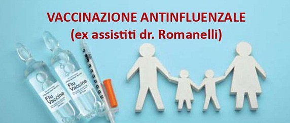Vaccinazione antinfluenzale (ex assistiti dr. Romanelli) - ambulatorio in loc. Ronago