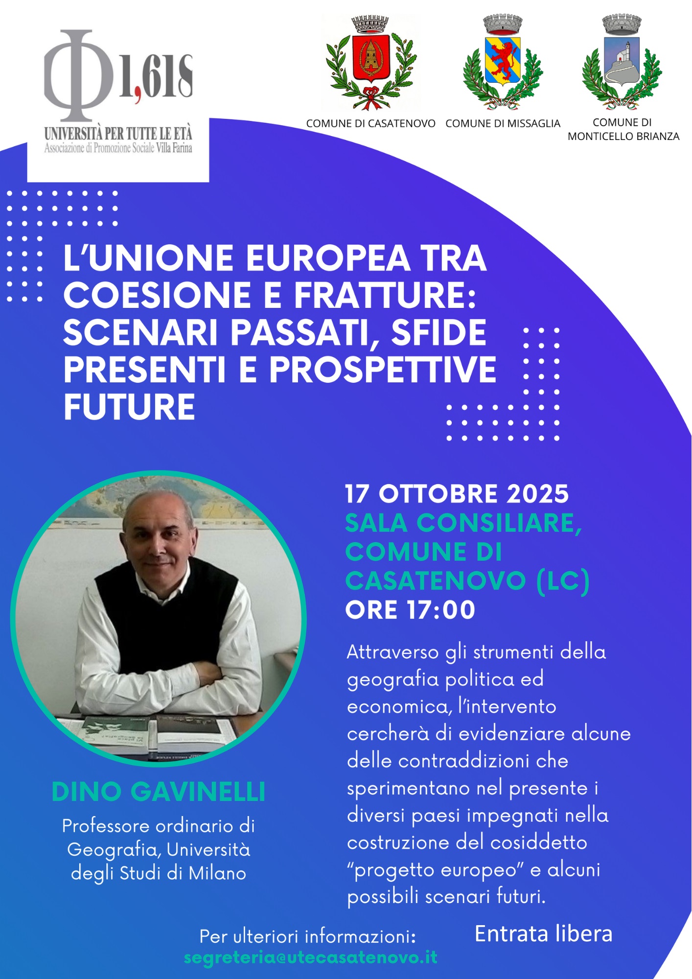 Conferenza Gavinelli UTE