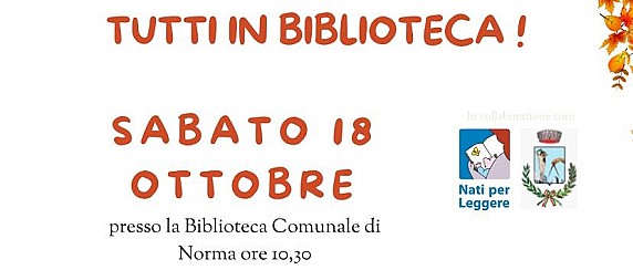 [OTTOBRE - MESE DEL GUSTO 2025] Presto in biblioteca iniziano le storie!!