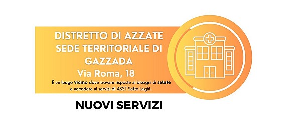 Servizi PUA e Psicologia delle Cure Primarie – Distretto di Azzate, sede di Gazzada