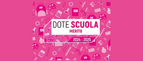Dote scuola merito 2024/2025