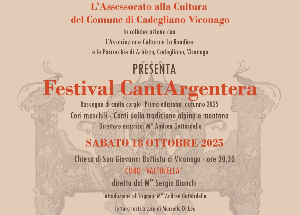 FESTIVAL CantArgentera -rassegna di canto corale- TERZA SERATA